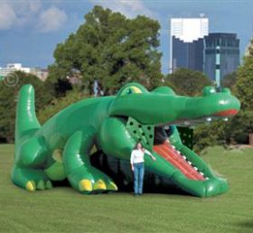 T8-372 Crocodile inflatable slide