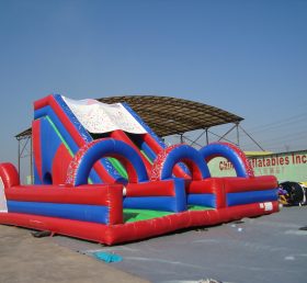 T8-380 New Design Inflatable Double Lane...