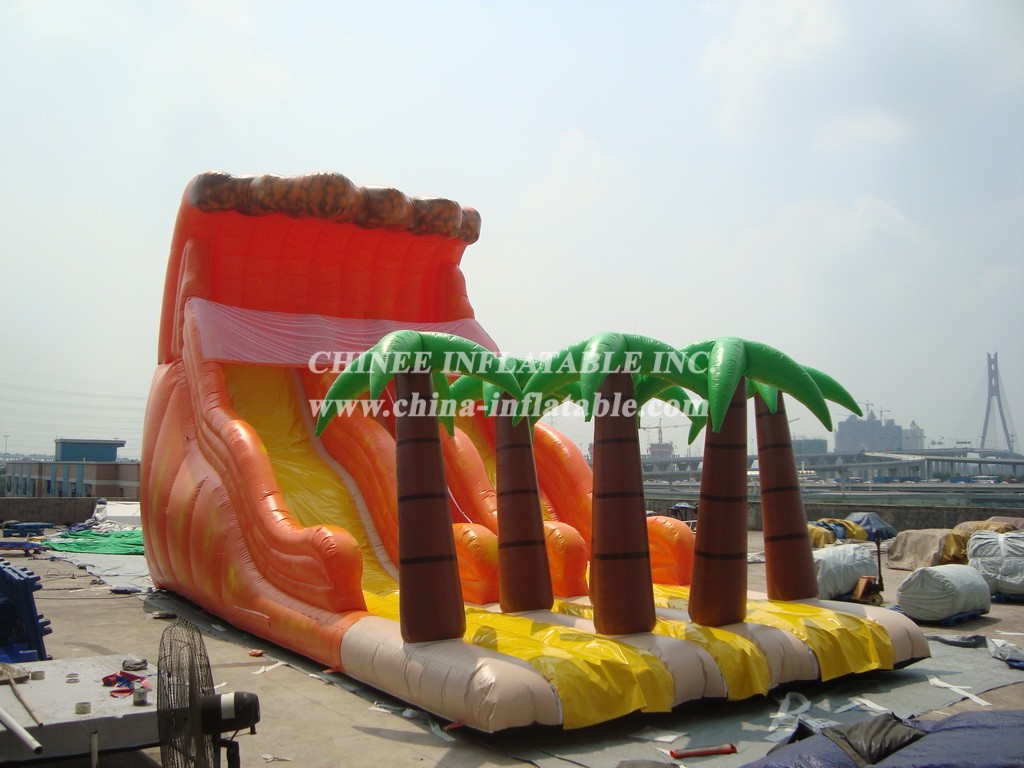 T8-397 Inflatable Slide Jungle Theme Giant Slide