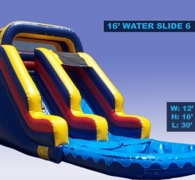 T8-408 Giant Inflatable Slide with Water Pool
