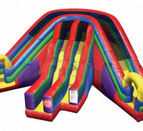 T8-413 New Design Colorful Inflatable Dry Slide for Outdoor Used
