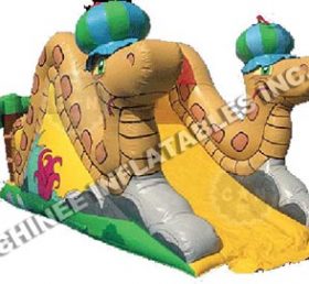 T8-463 Jungle Themed Inflatable Dry Slide