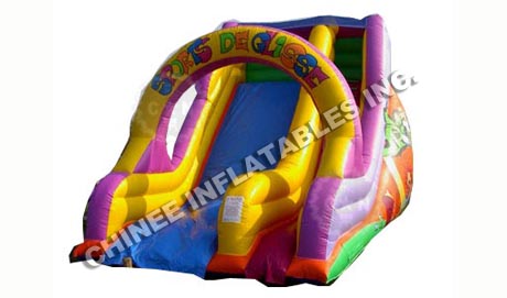 T8-636 Colorful Inflatable Dry Slide