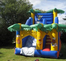 T8-677 The Simpsons Inflatable Dry Slide...