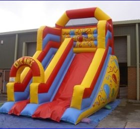 T8-681 Colorful Ballons Inflatable Dry Slide