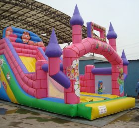 T8-724 Princess Inflatable Slides Castle Slide