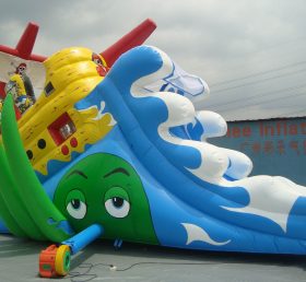 T8-759 Pirates Inflatable Dry Slide