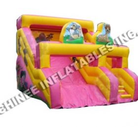 T8-772 Cartoon Inflatable Dry Slide