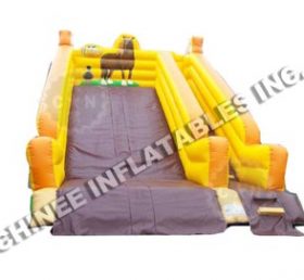 T8-776 Horse Yellow Inflatable Dry Slide for Kids