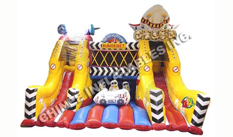 T8-785 Inflatable Kids Playground Inflatable Cartoon Dry Slide