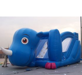 T8-973 Dinosour Inflatable Slide
