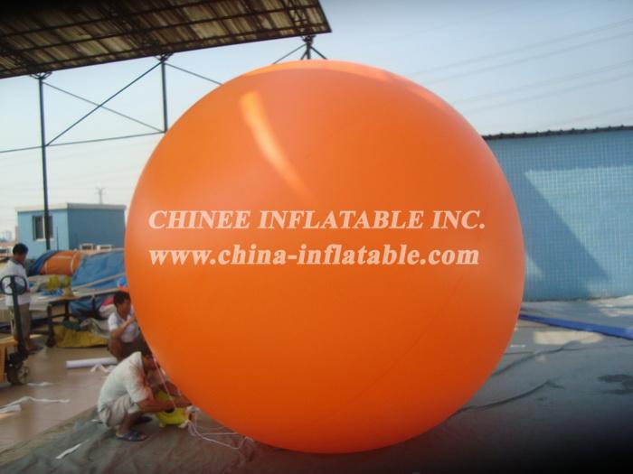 B3-25 Outdoor Advertising Inflatable Orange Balloon