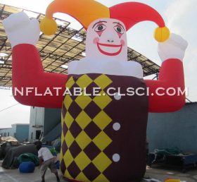 Cartoon1-341 Happy Clown Inflatable Cart...