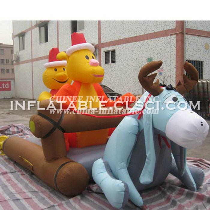 Cartoon1-790 Bear & Deer Inflatable Cartoons