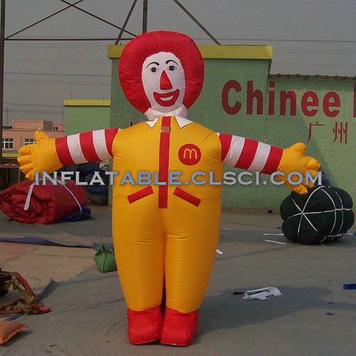 M1-302 inflatable moving cartoon McDonald