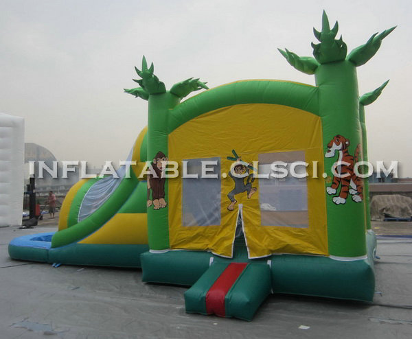 T2-1695 jungle theme Inflatable Jumpers