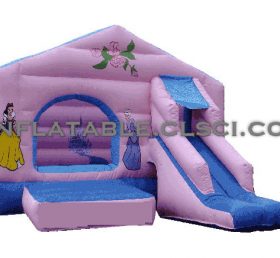 T2-2183 Princess Jumping Castle With Sli...