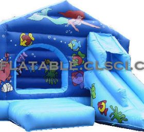T2-2253 Disney Mermaid Inflatable Bouncer