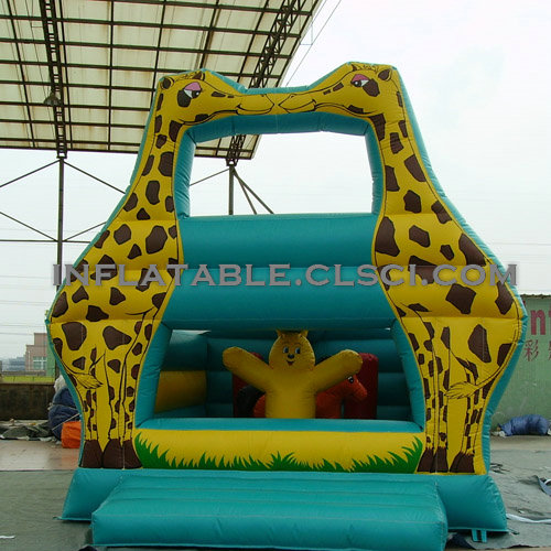 T2-2484 Giraffe Inflatable Bouncers
