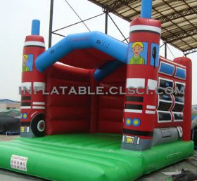 T2-2658 Firetruck Inflatable Bouncers