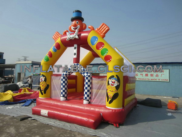 T2-3110 Happy Clown Inflatable Bouncers