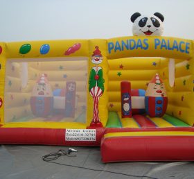 T2-396 Clown & Panda inflatable bouncer