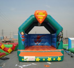 T2-2674 Superman Batman Spider-Man Superhero Inflatable Bouncer