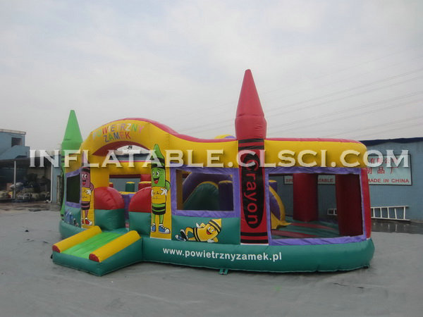 T2-903 Crayon Inflatable Bouncers