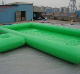 pool1-562 Green Square Inflatable Water Pool