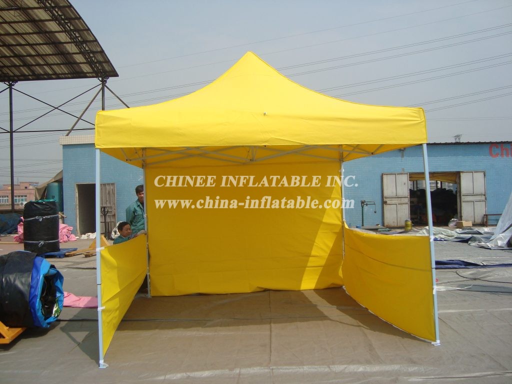 F1-15 Commercial Folding Yellow Canopy Tent