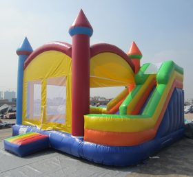 T5-220 popular inflatable castle bounce house with slide