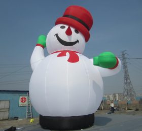 Cartoon1-747 Inflatable Christmas Snowma...