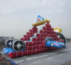 T8-1516 Cars Giant Inflatable Slide