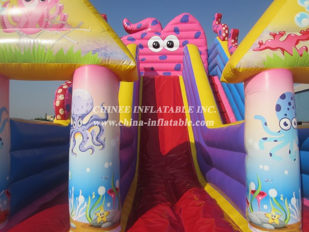 T8-1522 inflatable slide