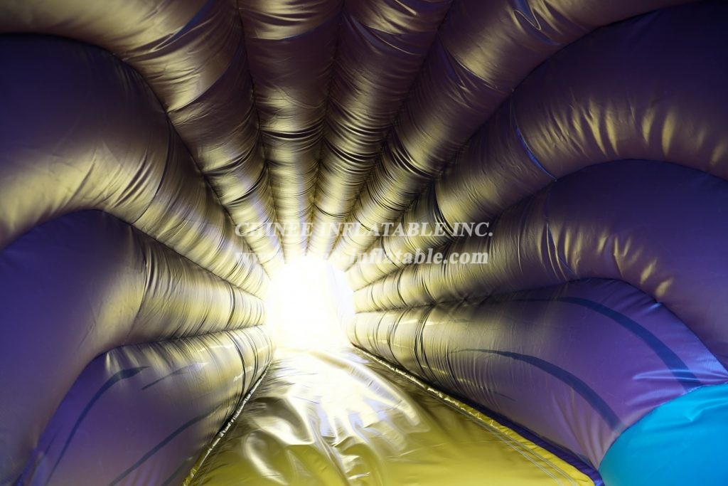 T8-1451 inflatable slide Jungle Theme Giant Slide