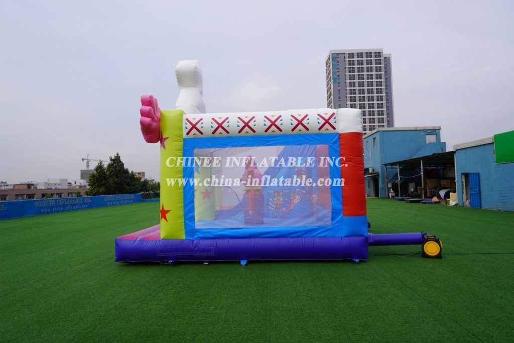 T2-3334 Clown inflatable castle  Clown Circus Jumping Castles