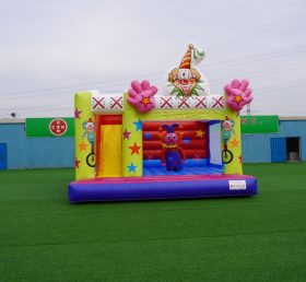 T2-3334 Clown inflatable castle Clown Circus Jumping Castles
