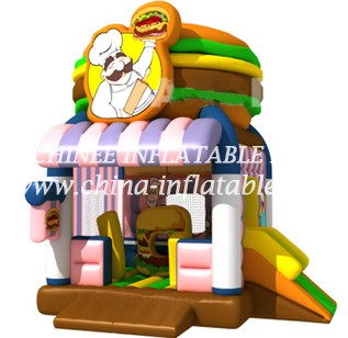 T2-3314 hamburger bouncy castle