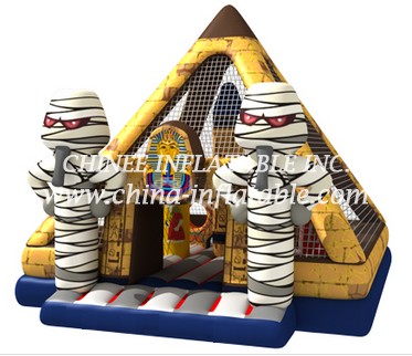 T2-3316 Egypt bouncy castle