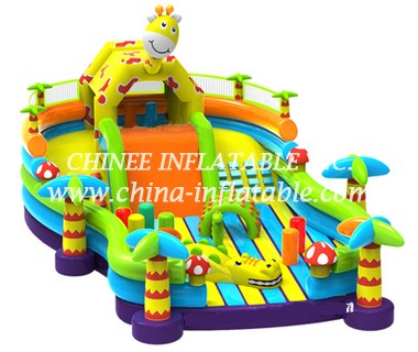 T6-508 giant inflatable jungle theme funcity