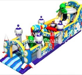 T7-565 Alien Inflatable Obstacle Course