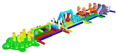 T7-566 Giant obstacle course Inflatable Sport Games