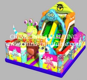 T8-1440 Monster Jumping Castle with Slide inflatable slide
