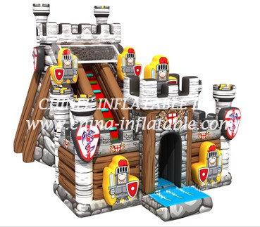 T8-1500 Giant Jumping Castle with Slide for Children
