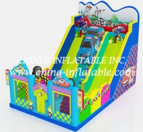 T8-1512 Cars Inflatable Slide