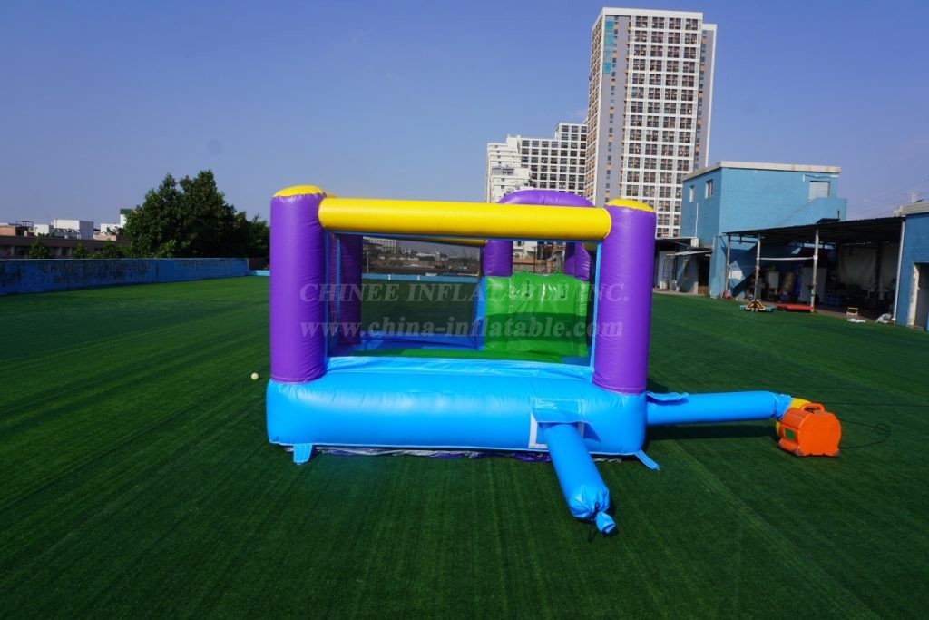 T2-3481 bouncy castle with slide and pool