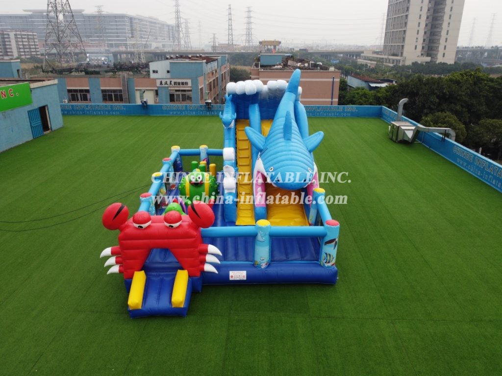 T6-603  Inflatable sea playground inflatable sea world fun city