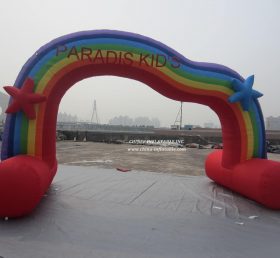 Arch1-222 Rainbow Inflatable Arches