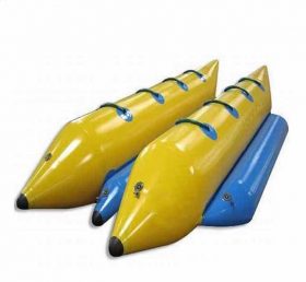 IB1-001 Cool double tubes inflatable water banana floating boat