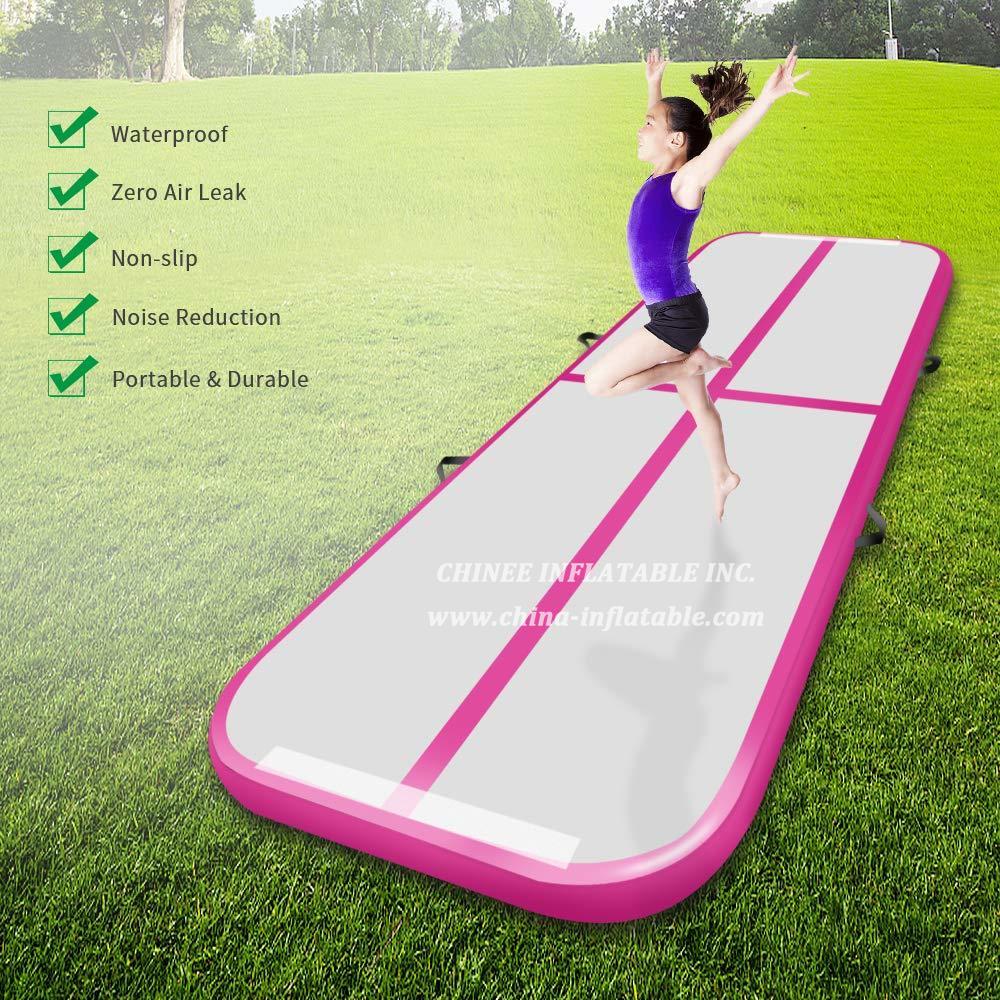 AT1-037 Inflatable Gymnastics Airtrack Tumbling Air Track Floor Trampoline For Home Use/Training/Cheerleading/Beach